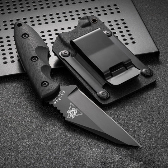 The SlantEdge:5Cr13 Steel Survival Fixed Blade Pocket Knife