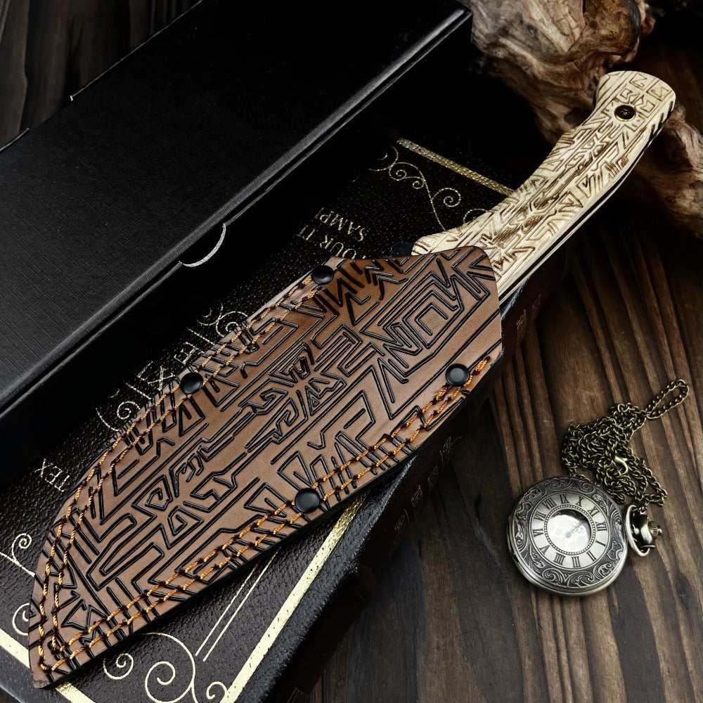 Rune Blade – Fixed Blade Survival Knife with 8Cr13MoV Steel