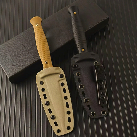The Rovexis: 7CR13 Steel EDC Full Tang Knife with K-Sheath