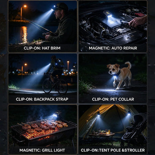 LumiBolt:Rechargeable Ultra-Bright Magnetic LED Keychain Mini Flashlight