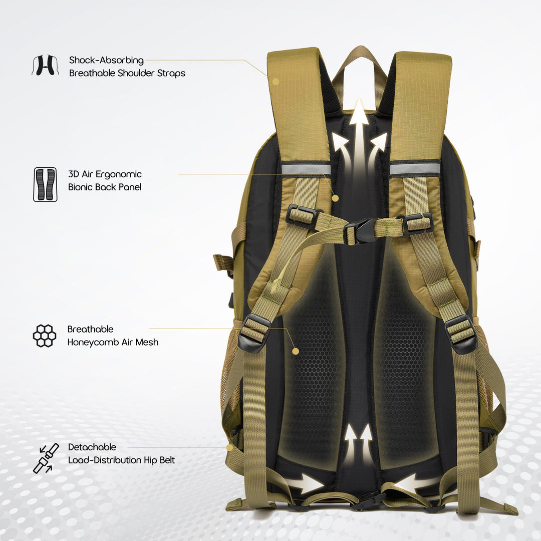 Pivot - Lightweight Large-Capacity Backpack For Hiking, Cycling & Adventure
