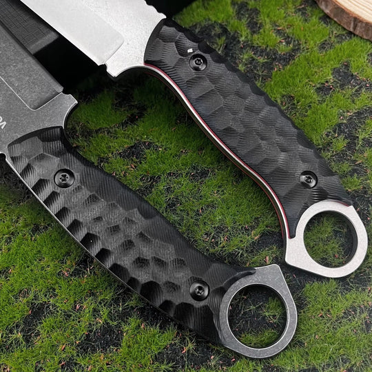 The Tharvex:7Cr13MoV Fixed Blade Survival G10 HandleEDC Knife