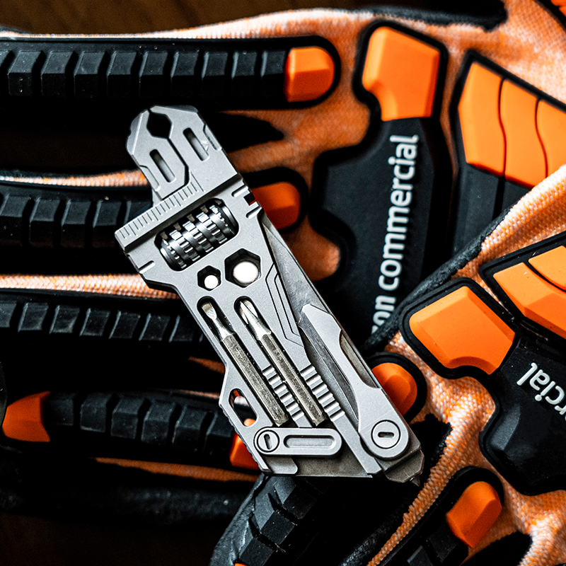 Talon - Upgraded Titanium Pocket Wrench With Knife & Multi-Tools For EDC