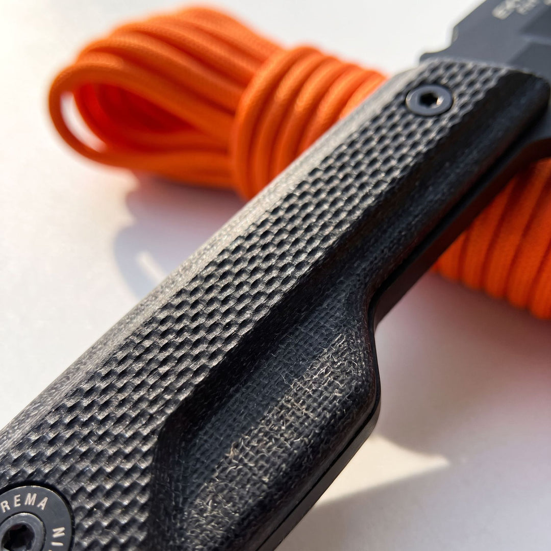 The Ravix:N690 Steel Fixed Blade EDC Outdoor Knife with K-Sheath