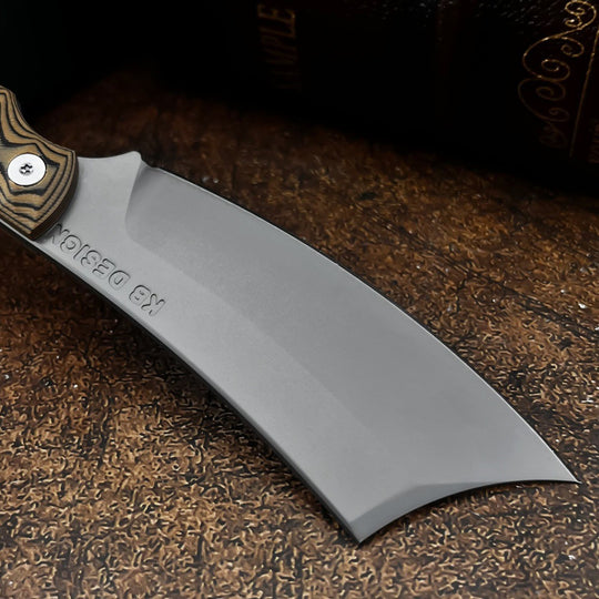 RavenEdge:8Cr13MoV Steel Fixed Blade Wilderness Utility Knife