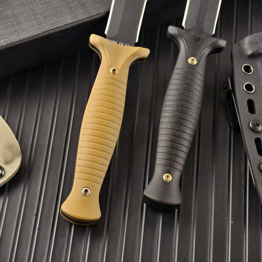 The Rovexis: 7CR13 Steel EDC Full Tang Knife with K-Sheath
