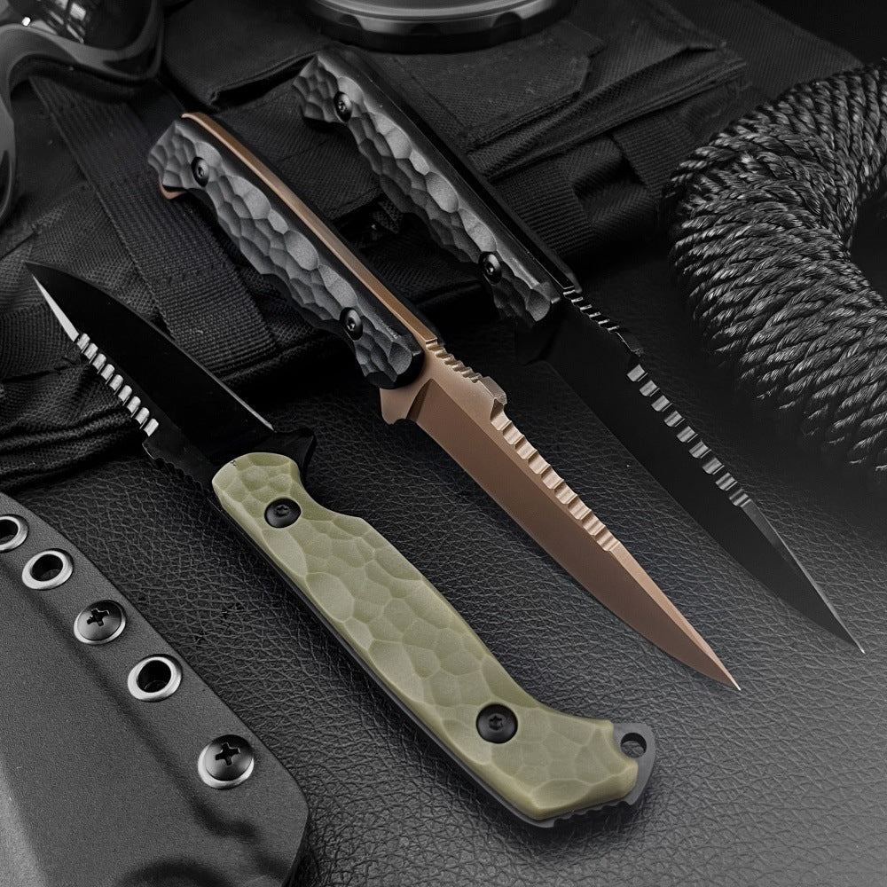 The Krypton:Durable One-Piece Steel Forged Fixed Blade Knife