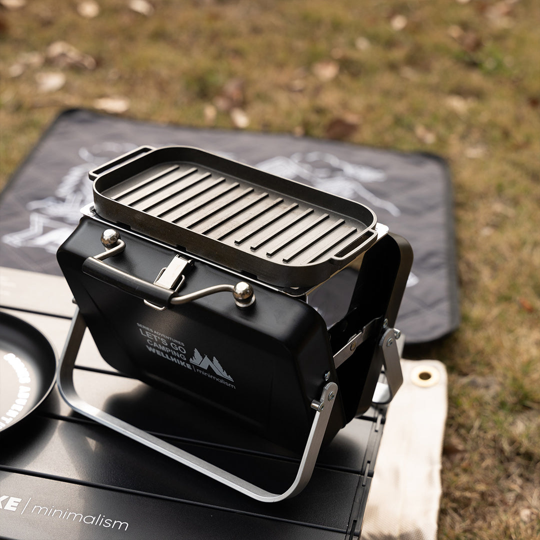 FoldFlame – Foldable Mini BBQ Grill For Camping, Picnics & Outdoor Cooking