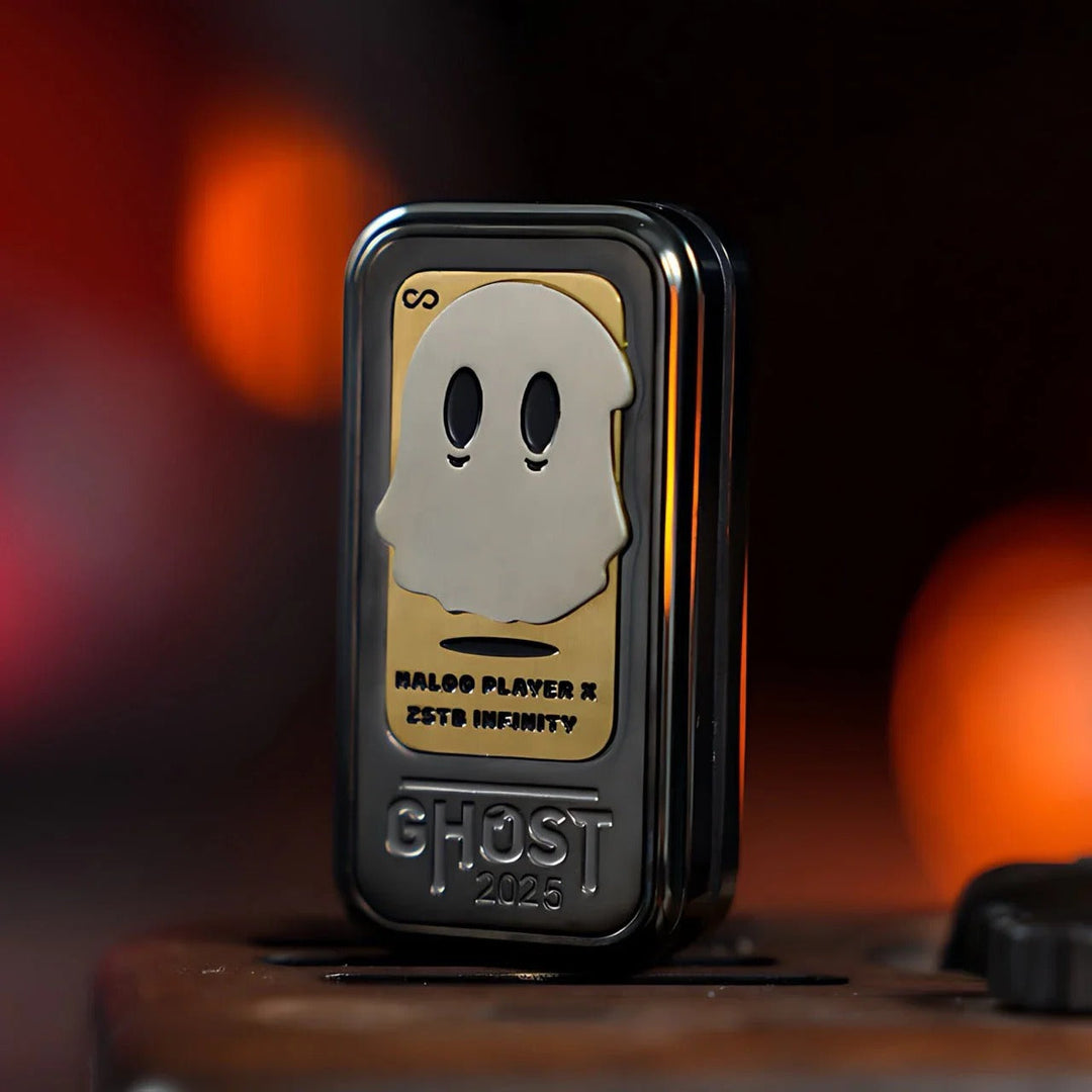 Ghost Ding Slider - Magnetic EDC Slider with Crisp “Ding” Feedback and Smooth Mechanical Motion