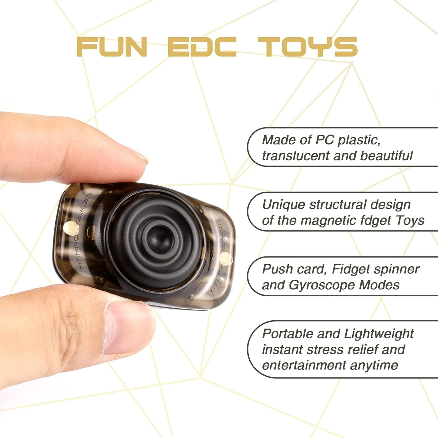 FidgetFusion：2 in 1 Ring Fidget Spinner