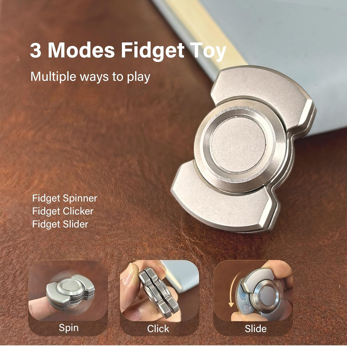 TripleFlow：3 in 1 Metal Fidget Toys