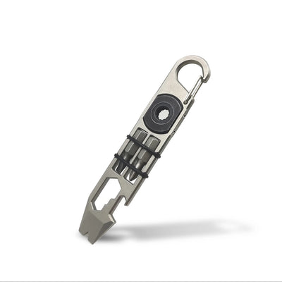 Titanium Falcon EDC Multi-Tool – Ultra-Light Ratchet Pry Bar & Dual Bits