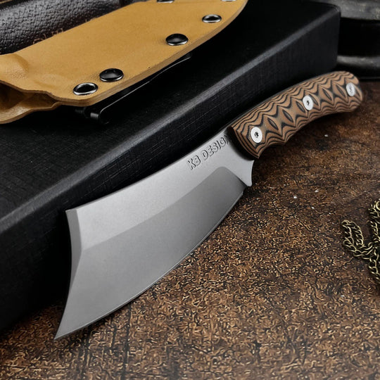 RavenEdge:8Cr13MoV Steel Fixed Blade Wilderness Utility Knife