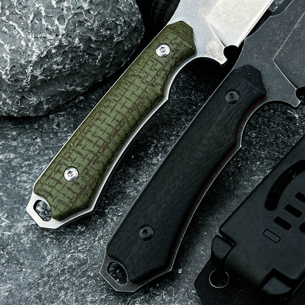 TheDrifter:Compact Outdoor 8Cr13MoV Steel Fixed Blade EDC Knife