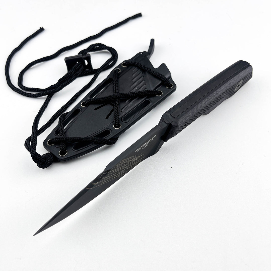 The Ravix:N690 Steel Fixed Blade EDC Outdoor Knife with K-Sheath