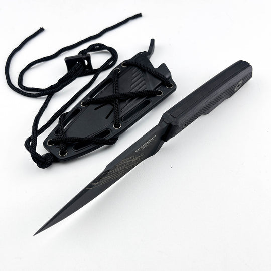 The Ravix:N690 Steel Fixed Blade EDC Outdoor Knife with K-Sheath