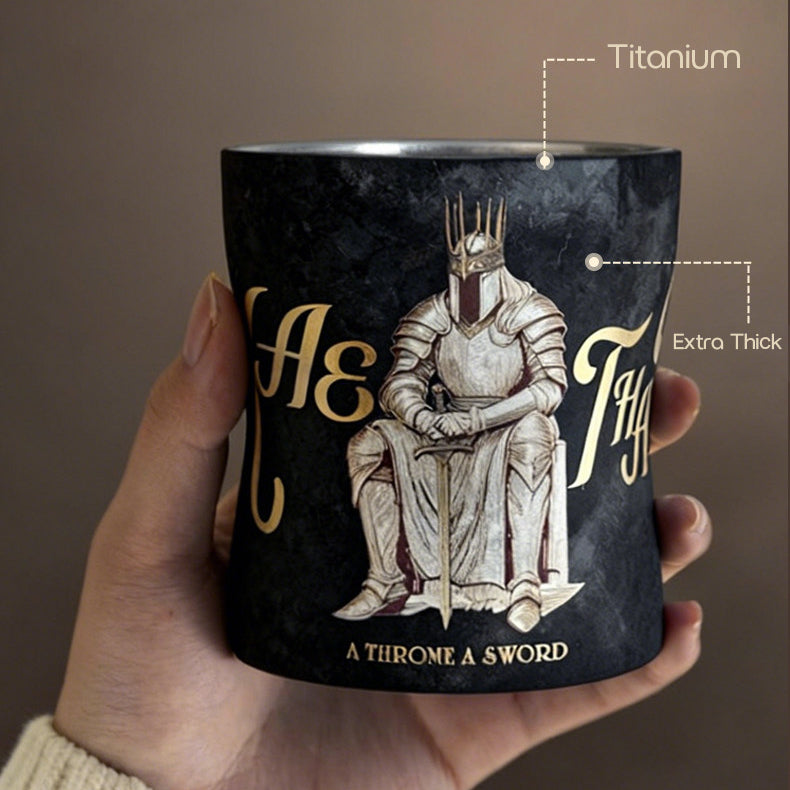 Temperature Butler:ET Pure Titanium Hot & Cold Coffee Cup