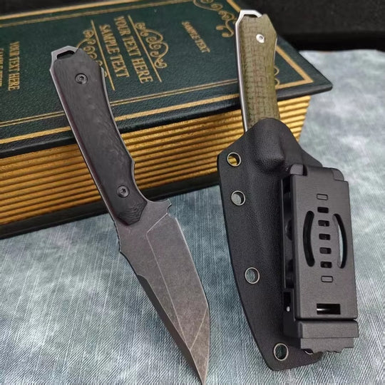 TheDrifter:Compact Outdoor 8Cr13MoV Steel Fixed Blade EDC Knife