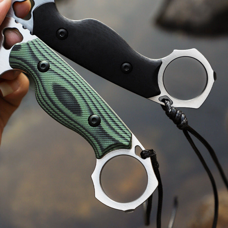 Rock Solid – DC53 Steel Outdoor Camping Fixed Blade EDC Knife