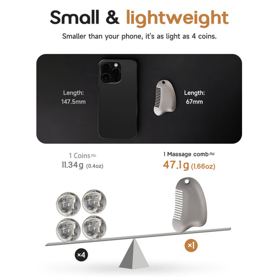 PebbleTouch: The Portable Titanium Muscle Scraper for Relief