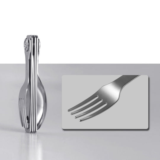 TrailCut – Durable flatware kit with knife, fork, and spoon, perfect for outdoor meals