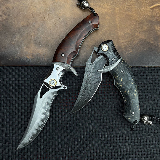 Shadowfang – VG10 Damascus Steel EDC Knife