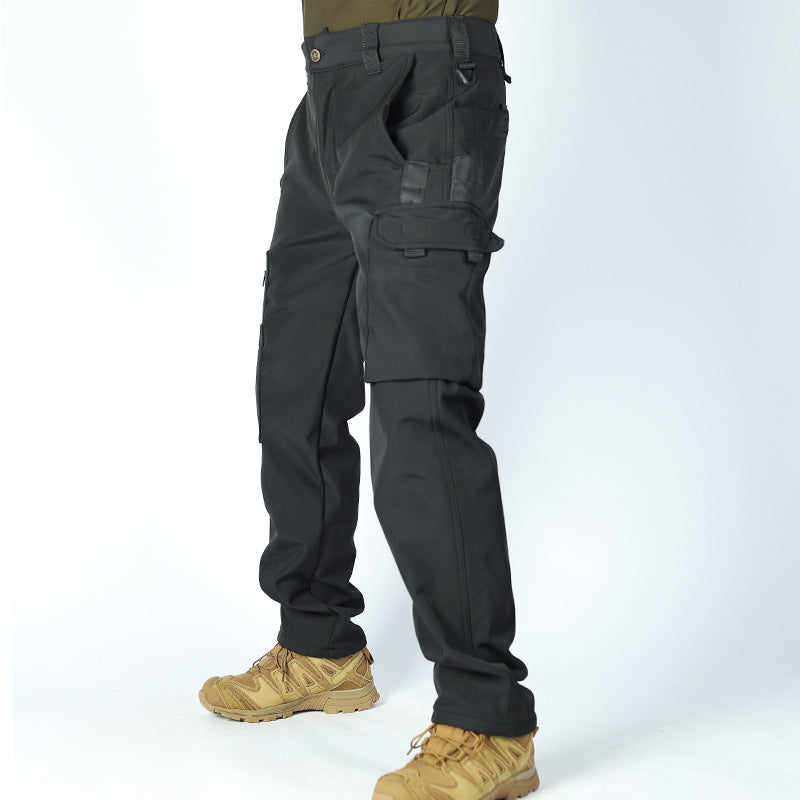 Frontier - Softshell Cargo Pants for Men Waterproof, Windproof, Multi-Pocket Outdoor Hiking & Tactical Pants