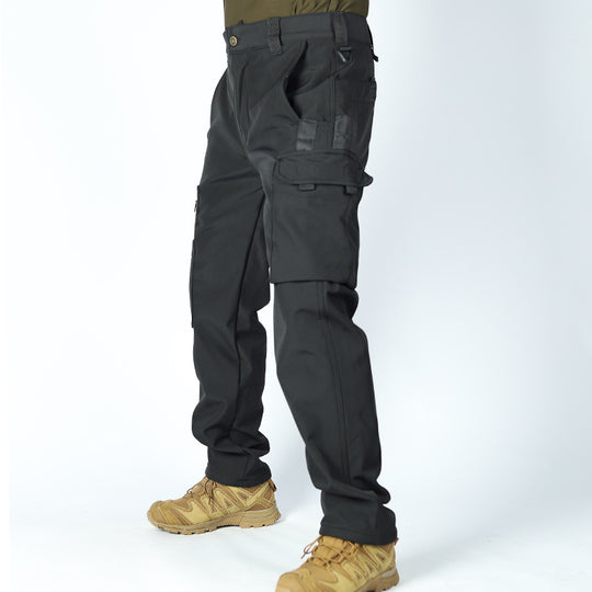 Frontier - Softshell Cargo Pants for Men Waterproof, Windproof, Multi-Pocket Outdoor Hiking & Tactical Pants