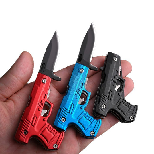 ADD-ONS: Gun-Inspired Mini Stainless Steel Folding Knife