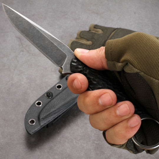 Ironveil – 5CR15MOV Steel CNC Precision Tactical Fixed EDC Knife