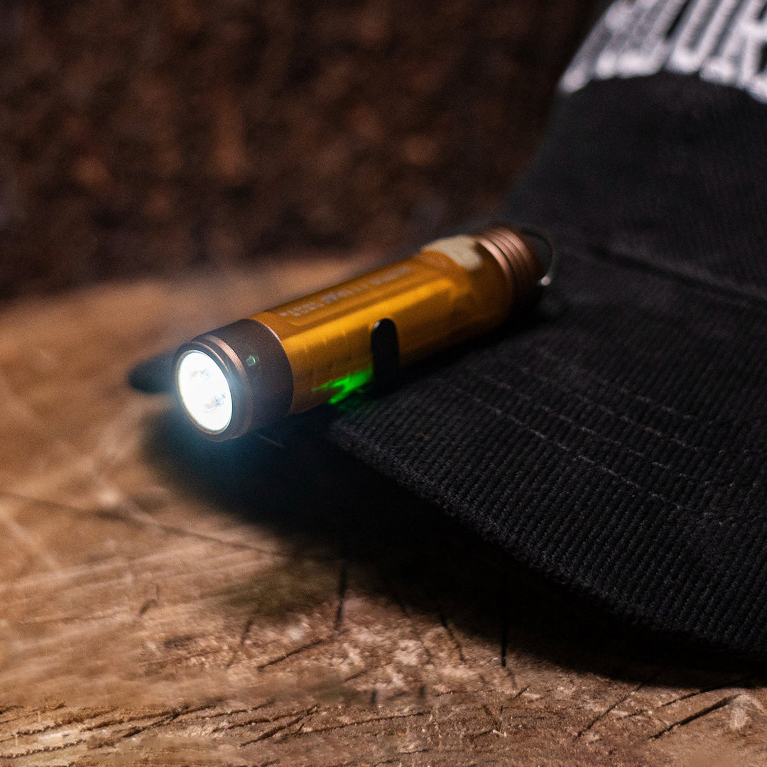 CapLight – Ultralight Clip-On Rechargeable Flashlight For Hats, Bags & Outdoor Use