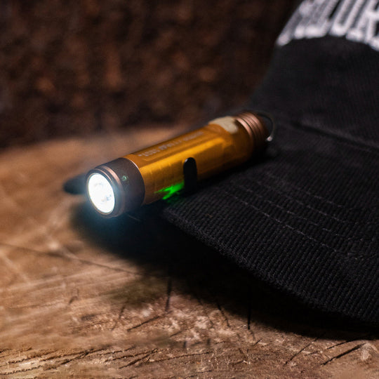 CapLight – Ultralight Clip-On Rechargeable Flashlight For Hats, Bags & Outdoor Use
