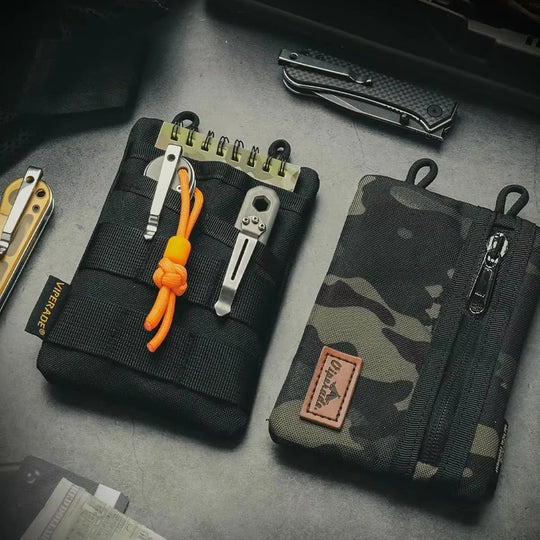 Pocketra:7-in-1 EDC Pouch – Mini Multi-Utility Wallet
