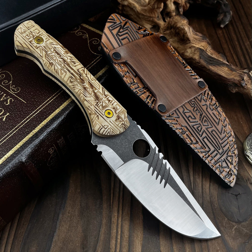 Rune Blade – Fixed Blade Survival Knife with 8Cr13MoV Steel