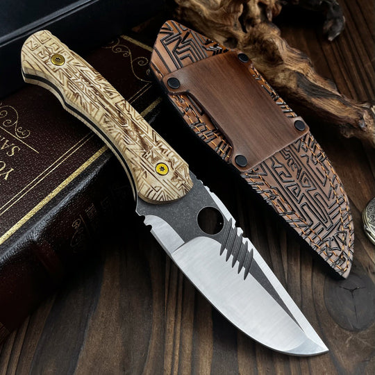 Rune Blade – Fixed Blade Survival Knife with 8Cr13MoV Steel