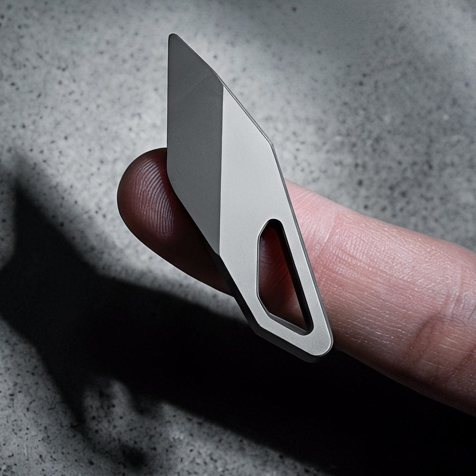 The Titan Fang:TC4 Titanium EDC Pry Bar & Screwdriver