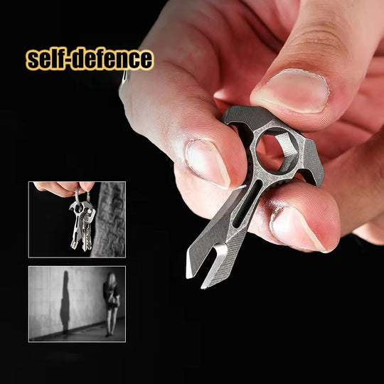 The Ironclad:Titanium EDC Knuckle-Style Utility Multi-Tool
