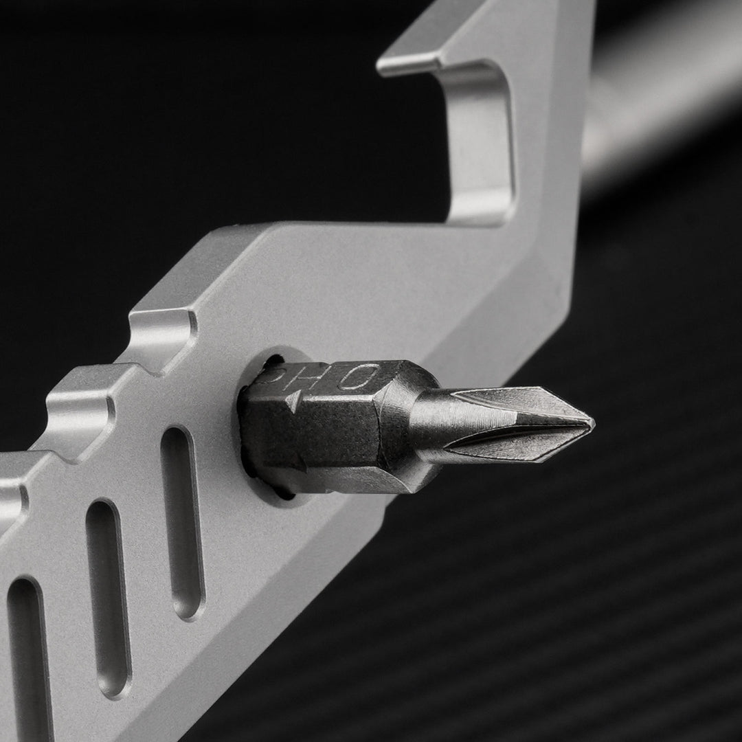 The Xevron:Titanium Pry Bar – EDC Fidget Tool & Bottle Opener