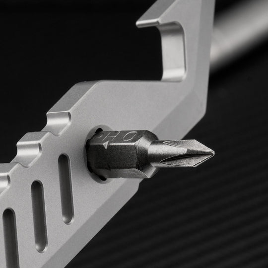 The Xevron:Titanium Pry Bar – EDC Fidget Tool & Bottle Opener