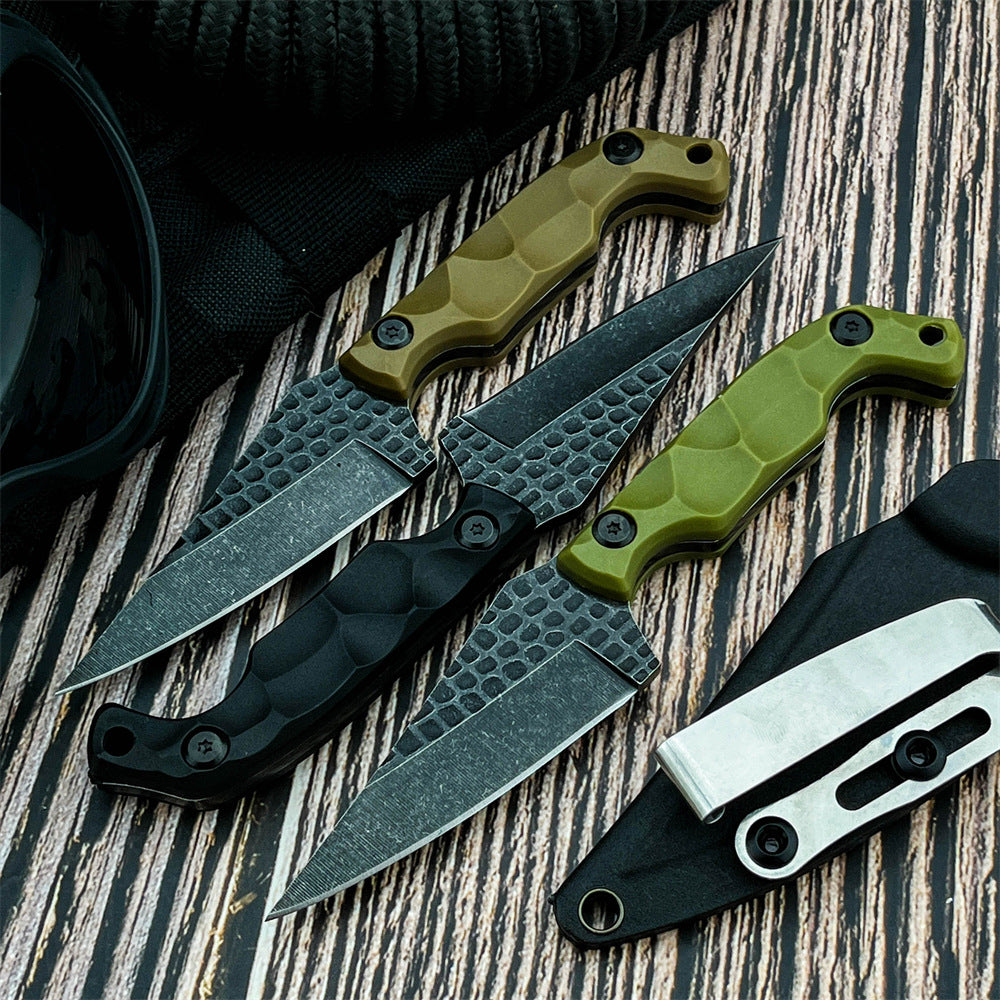 The Stroup:Fixed Blade Compact EDC Survival Pocket Knife