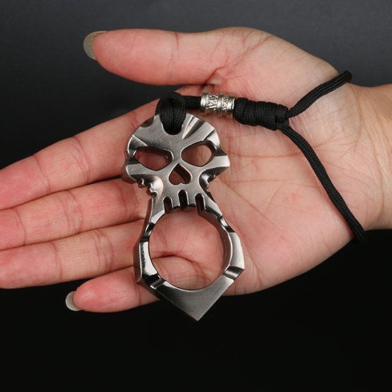 Blazing Eye-Portable Brass Knuckles Self-Defense Tool EDC Gear