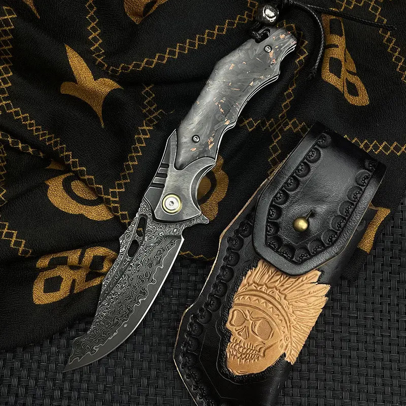 Eclipse Edge - VG10 Damascus Folding Knife