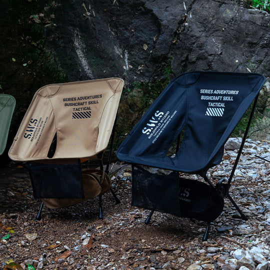 Moon Chair - Portable Folding Aluminum Camp Stool For Camping, Fishing & Cycling