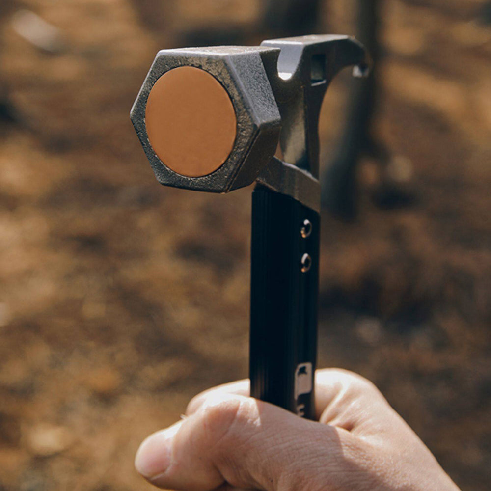 StrikePull – Copper Head Camping Hammer For Driving & Pulling Tent Stakes