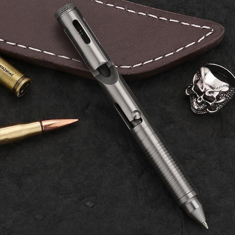 The BoltX:Titanium Mechanical Bolt Action EDC Tactical Pen