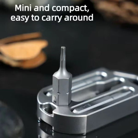 Toolvex:Titanium 3-IN-1 EDC Screwdriver Wrench & Utility Tool