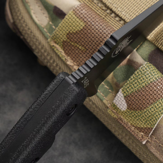 The SlantEdge:5Cr13 Steel Survival Fixed Blade Pocket Knife