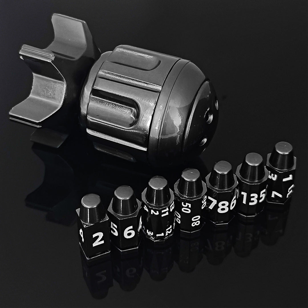 RocketDice – EDC Fidget Toy Rotating Metal Dice Set