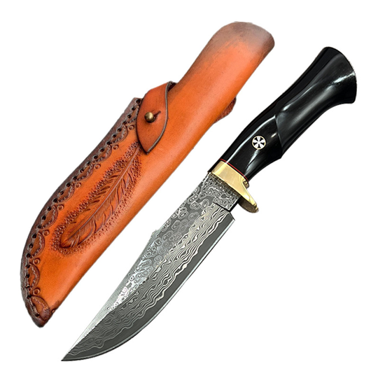Backbone of Steel:SKD-11 Tri-Layer Hand-Forged Wilderness Survival Knife