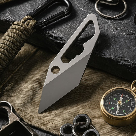 The Titan Fang:TC4 Titanium EDC Pry Bar & Screwdriver